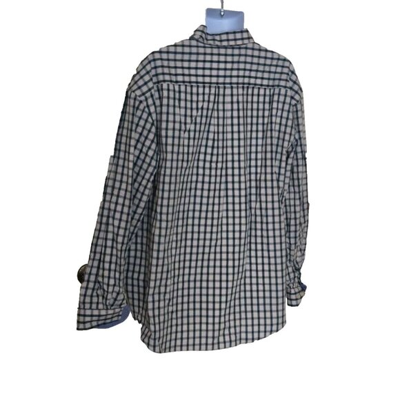Van Heusen Men's plaid Cotton Blend No Iron Long Sleeve multicolor size XXL - Picture 3 of 5
